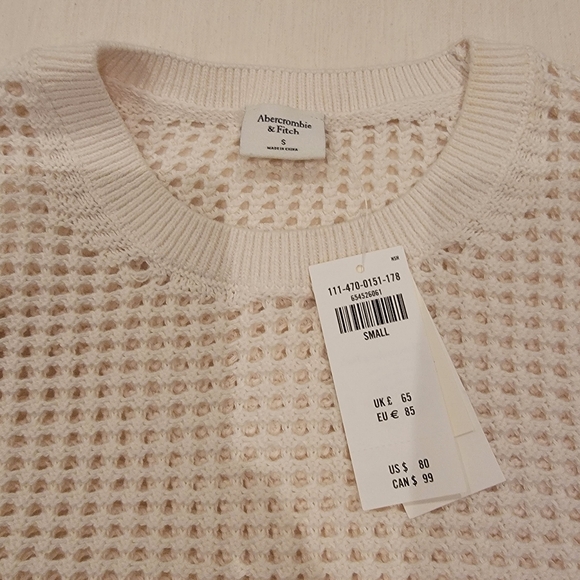 Abercrombie & Fitch Crochet Knit Swim Cover Up Dress - Picture 8 of 10